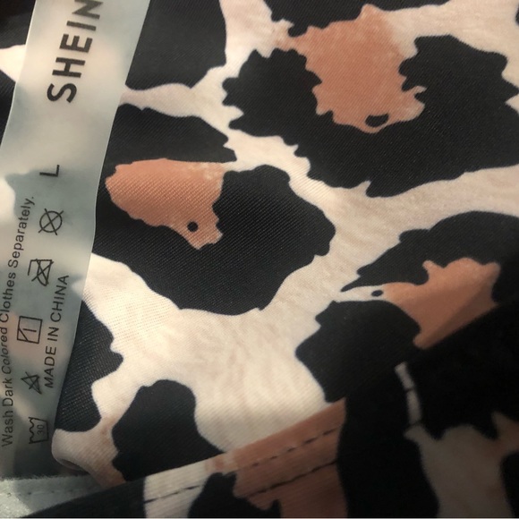 Leopard Print Bandeau Bikini Top from Shein - Picture 3 of 3